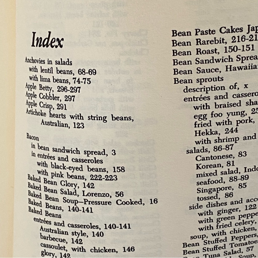 Vintage 1967 The Complete BEAN Cookbook by Victor Bennett Hardcover w Dustjacket - Picture 11 of 11